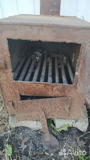 Печь буржуйка чугунная