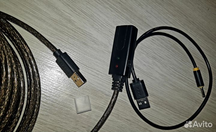 Кабель удлинитель USB 2.0 AM/AF активный 10 метров
