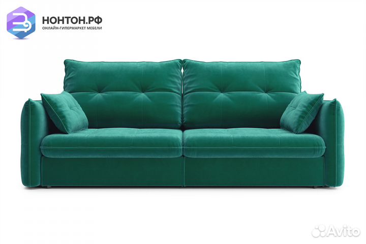 Диван тик-так Нортон изумрудный