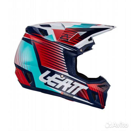 Мотошлем Leatt Moto 8.5 Helmet Kit Royal