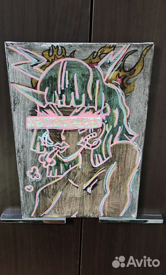 Картина акрилом на холсте на подрамнике 25 x 35 см