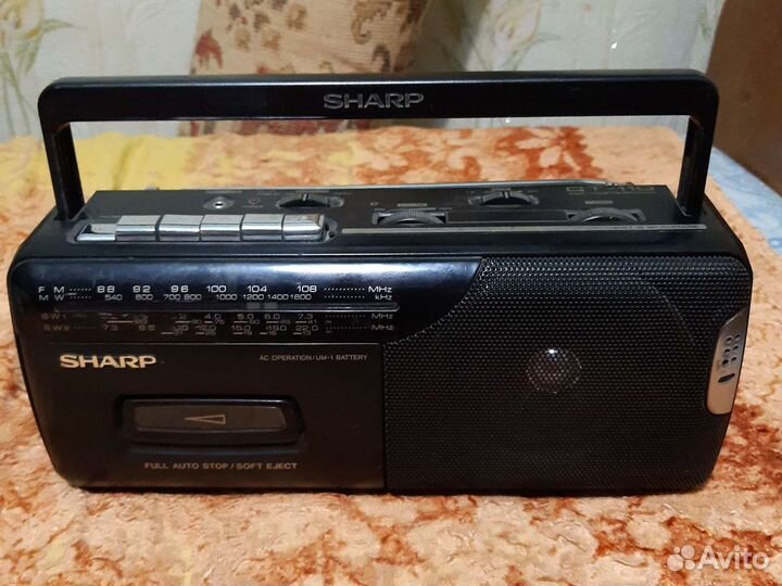 Кассетная магнитола Sharp QT-11OZ(BK)