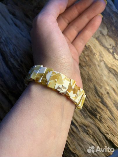 Янтарный браслет 