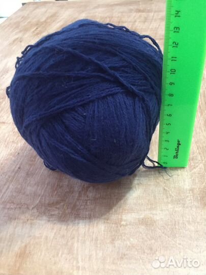 Пряжа синего цвета