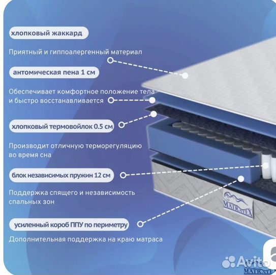 Детская кровать,матрас,2 чехла