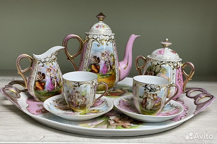 Антикварный набор. Sitzendorf, Германия