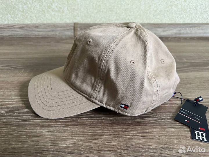 Кепка бейсболка Tommy Hilfiger beige бежевая