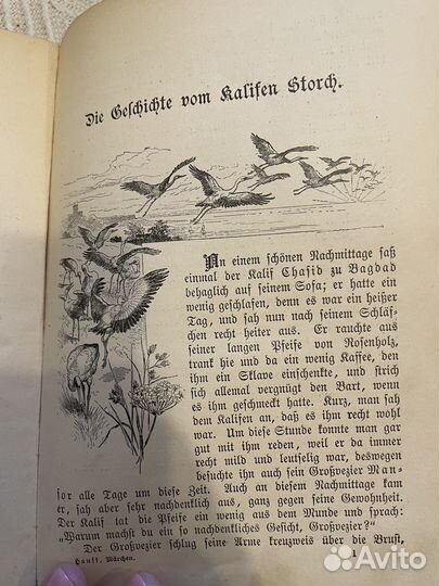 Гауф сказки, на немецком, антикварное издание