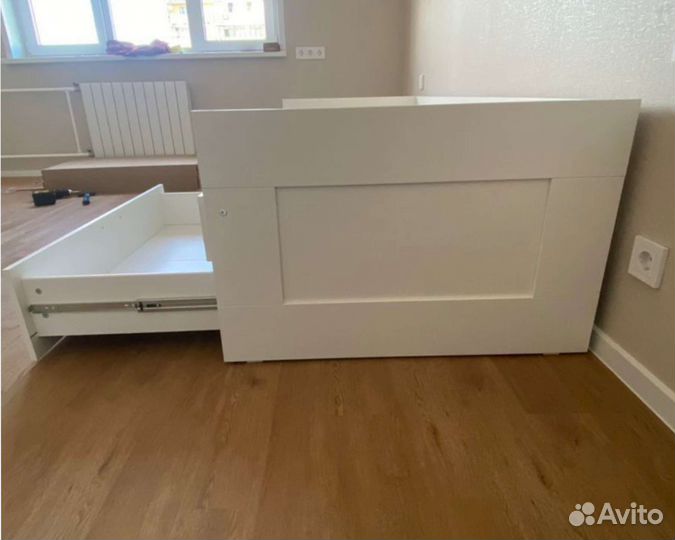 Кровать раздвижная IKEA Brimnes (Сириус)