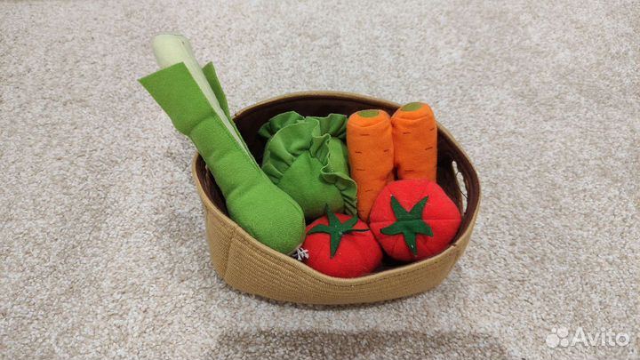 Мягкие игрушки, овощи, Икеа