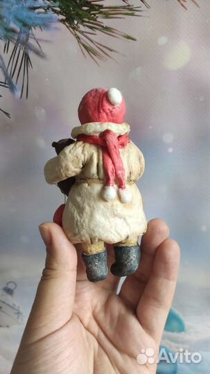 Ватные елочные игрушки новые