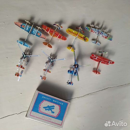 Коллекция моделей авиатехники 8шт