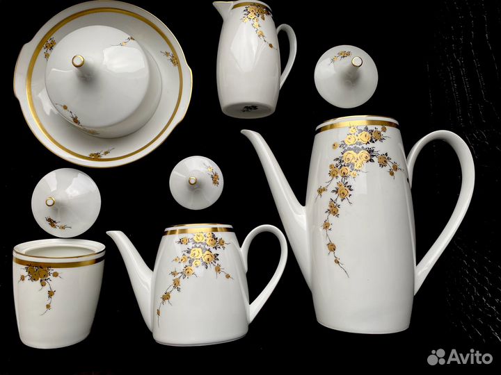 Чайный сервиз VEB Фрайбург и Jarolina