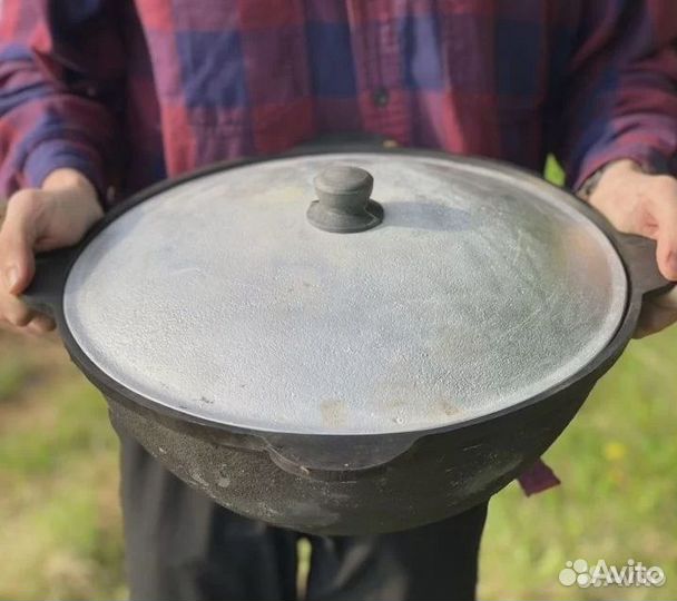 Казан Узбекский чугунный 4л - 220л