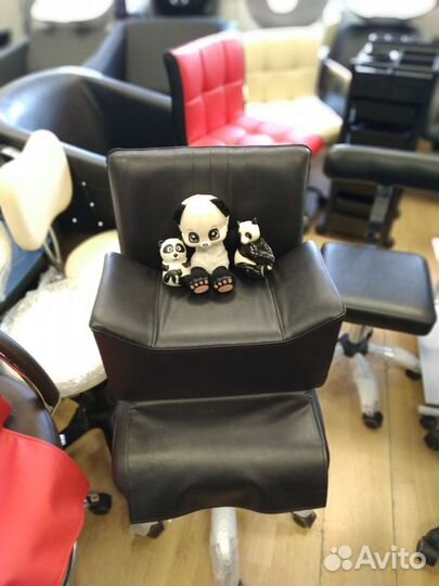 Детский пуф в парикмахерское кресло