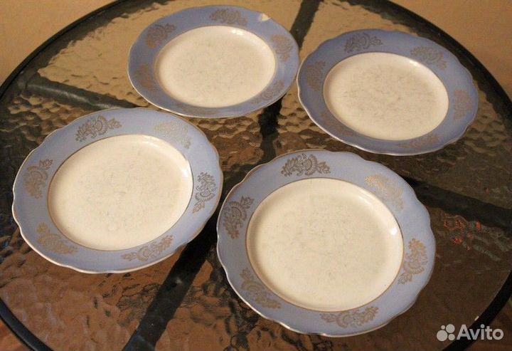 Десертные тарелочки. СССР. Винтаж. Коростень