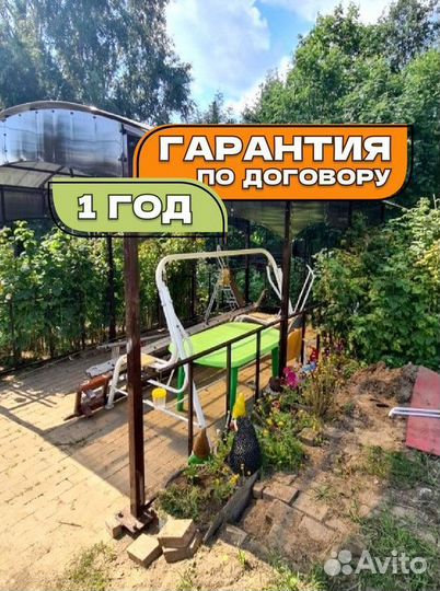 Беседки на дачу из поликарбоната
