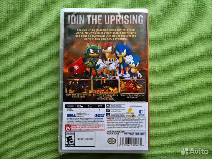 Sonic Forces - Nintendo Switch