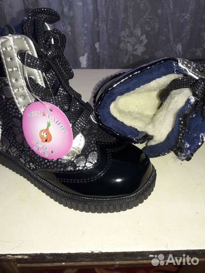 Ботинки детские для девочки новые