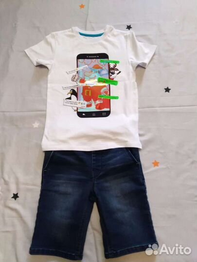 Шорты и майка 122 размер