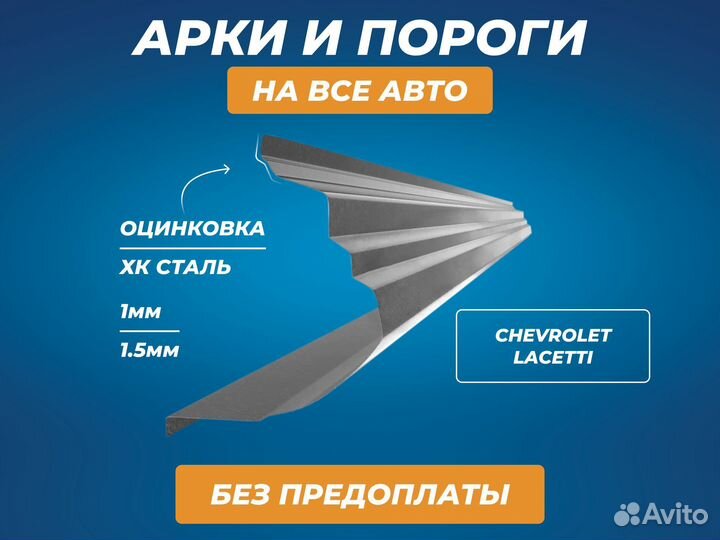 Пороги на Hyundai Getz ремонтные кузовные