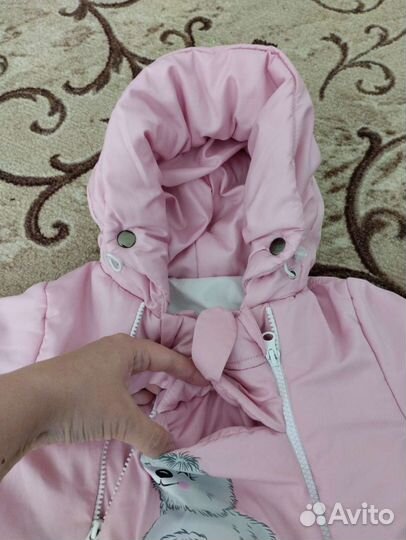 Зимний комбинезон-трансформер для девочки