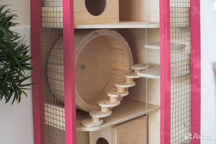 Витрина угловая Клетка для Шиншиллы Дегу U-11