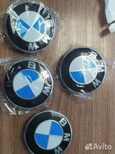 Заглушки колпачки литых дисков BMW (68/74/82mm)