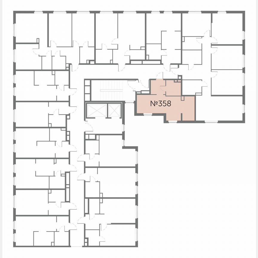 Апартаменты-студия, 29,7 м², 8/17 эт.