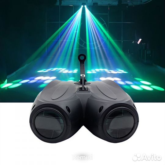 Светомузыка для дискотеки 2 глаза 12 вт