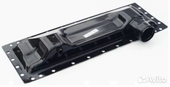 Бак радиатора нижний латунный (5-ти рядный) (Д-260