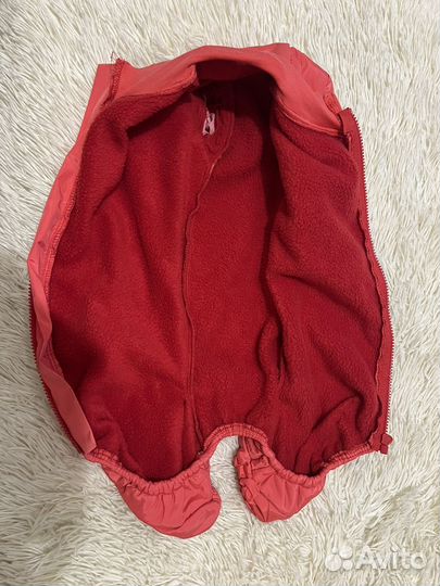 Комбинезон на флисе для таксы девочки