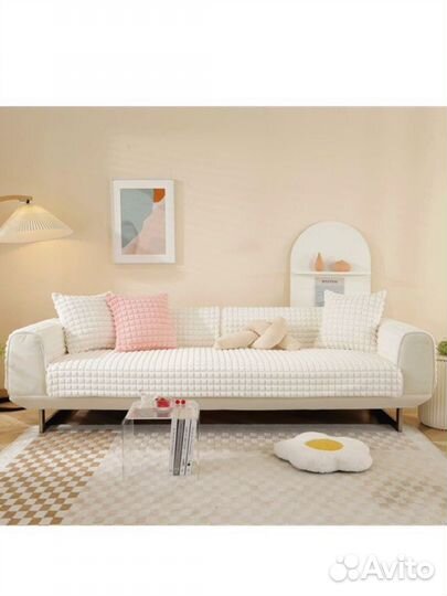 Накидка на диван и кресла (кролик)