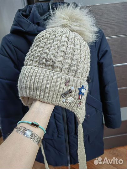 Куртка зимняя для девочки 134 см