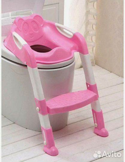 Сиденье на унитаз с лесенкой