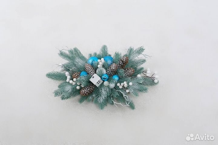 Новогодняя композиция на стол