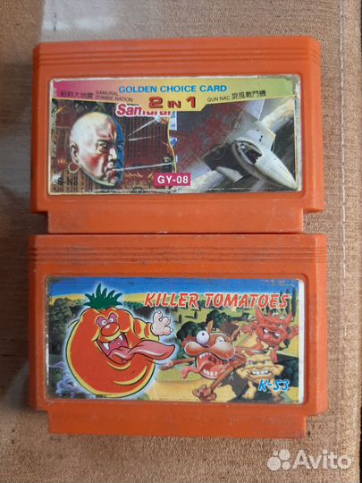 Редкие картриджи dendy