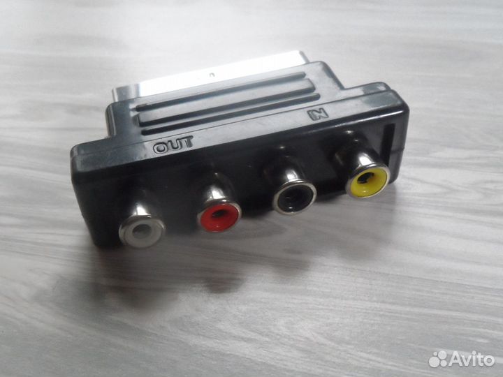 Переходник - адаптер scart rca