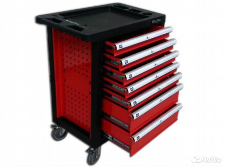 Тележка инструментальная 7 ящиков 220 предметов