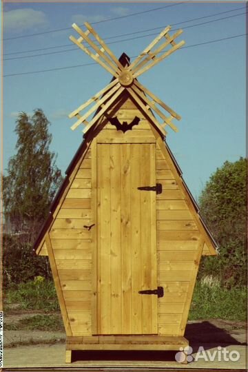 Дачный туалет с кошкой бжп 672