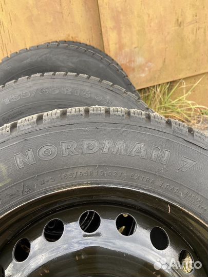 Зимние колеса nokian nordman 7, 185/65/15 92T XL