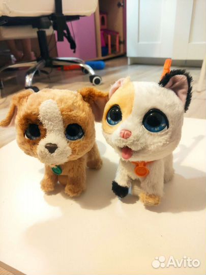Собака и котенок furReal