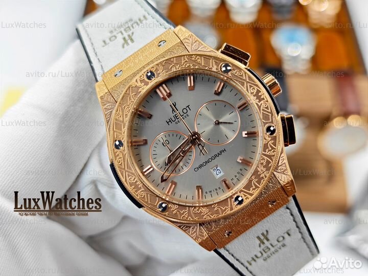 Hublot Gold кварцевые мужские часы