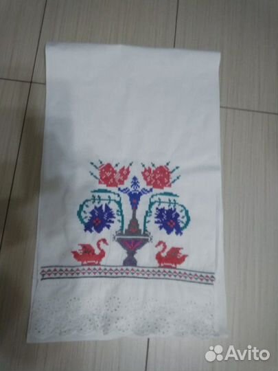 Полотенце льняное и Рушник. Времен СССР