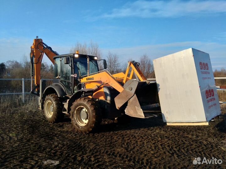 Услуги экскаватора погрузчика
