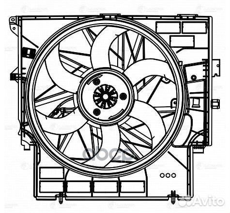 Э/вентилятор охл. для а/м BMW X3 (F25) (10) /X4