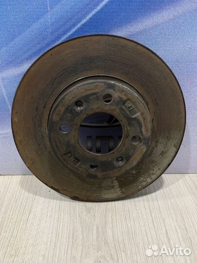 Тормозной диск перед Hyundai solaris Лев, Прав