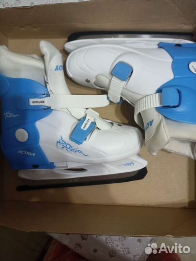 Коньки детские раздвижные 33 36