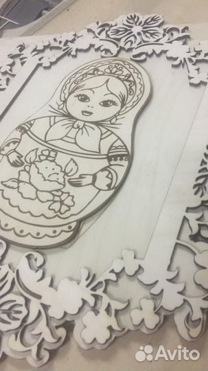 Матрешка из фанеры 30 шт