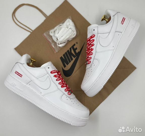 Кроссовки Nike Air Force 1 Low X Supreme White